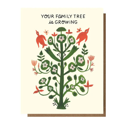 The Esme Shop | Your Family Tree is Growing Greeting Card