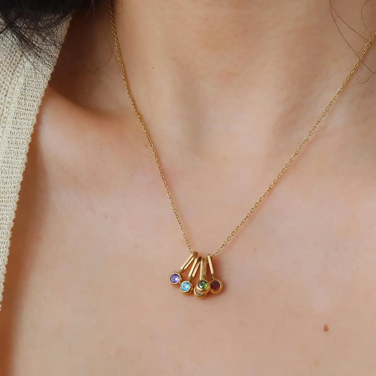 MAIQ | Five Stone Charm Necklace