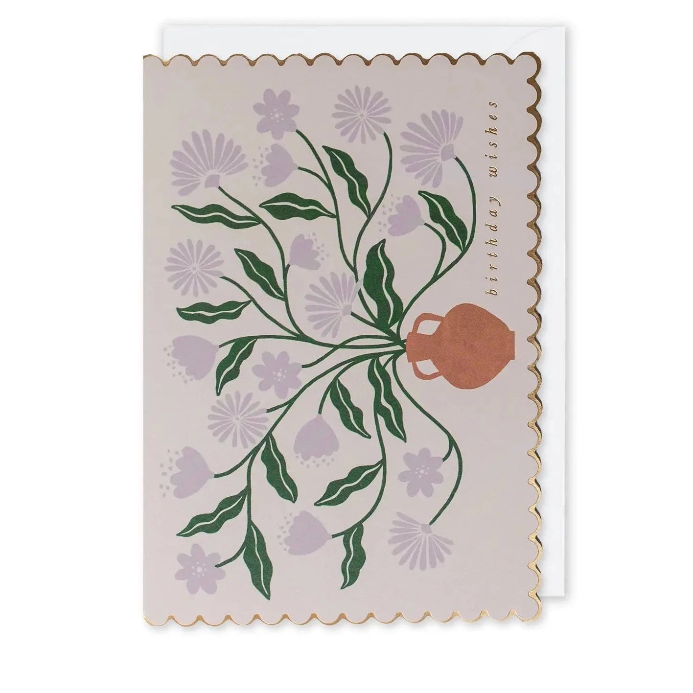 Meraki Greeting Cards | Floral Vase Birthday Card