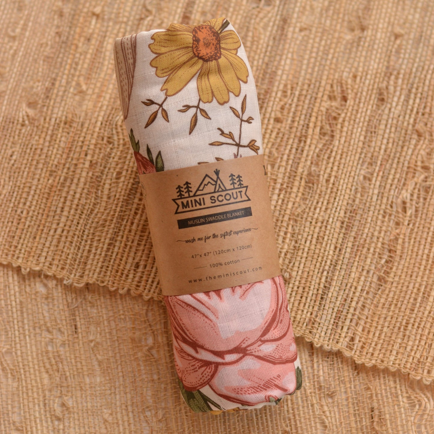 Mini Wander Muslin Swaddle Blanket | Multiple Patterns