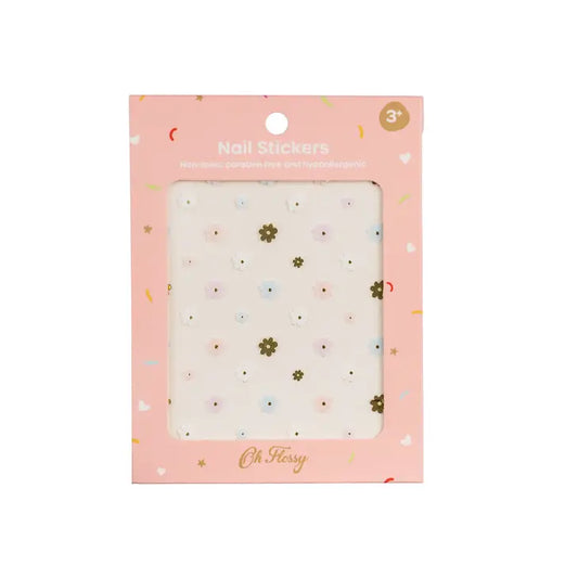 Oh Flossy, Nail Stickers-Flowers