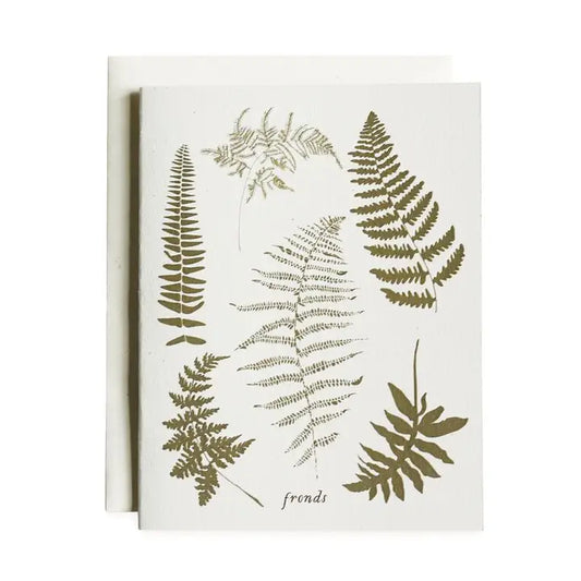 June & December | Fronds Blank Greeting Card
