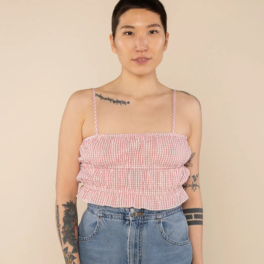 NLT | Mason Gingham Cami Top