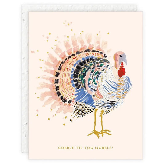 Seedlings | Gobble, Gobble - Thanksgiving Card