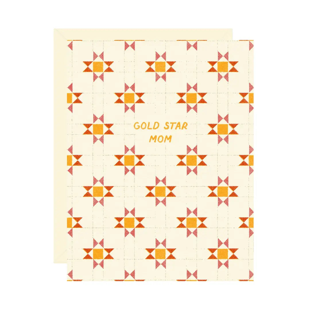 Wallflower Paper & Party | Gold Star Mother's Day Card