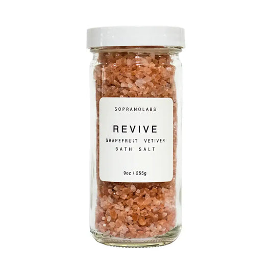 Soprano Labs | REVIVE Bath Soak, Grapefruit Vetiver