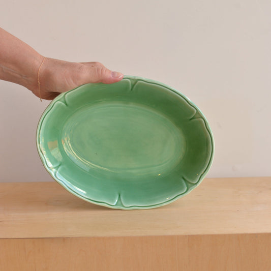 Small Green Serving Bowl