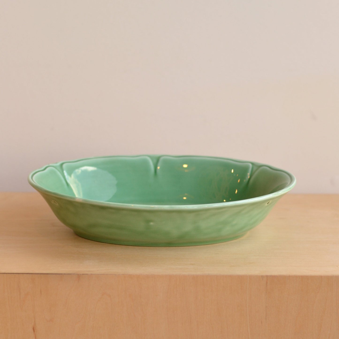 Small Green Serving Bowl