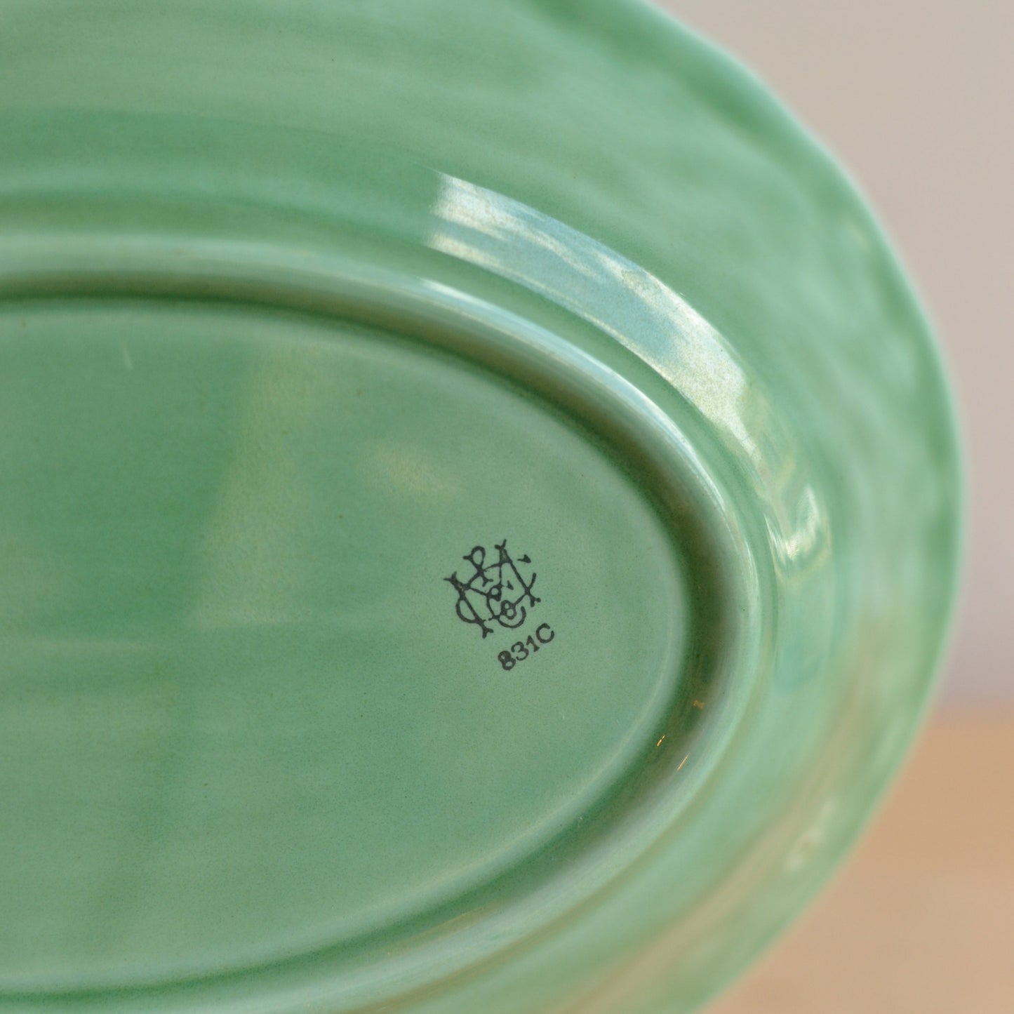 Small Green Serving Bowl