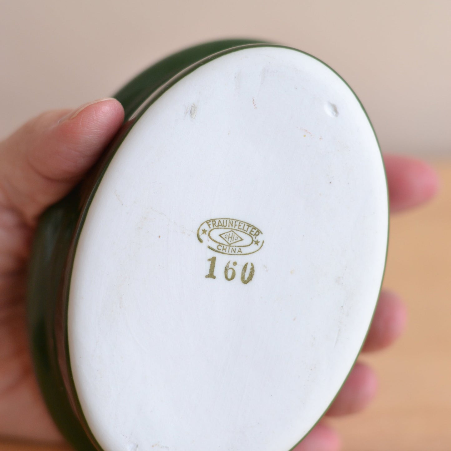 Hunter Green Lidded Crock