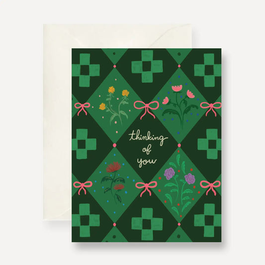 Persika Design Co. | Thinking of You Quilted Greeting Card
