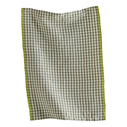 Tag | Cotton Check Dishtowel, Grey