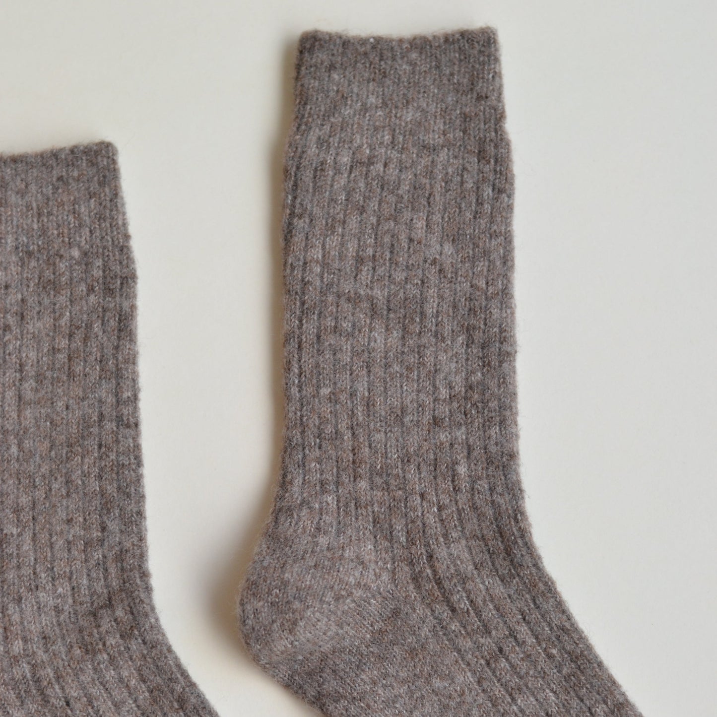 Winter Socks | Thick Wool Blend Sock, Grey