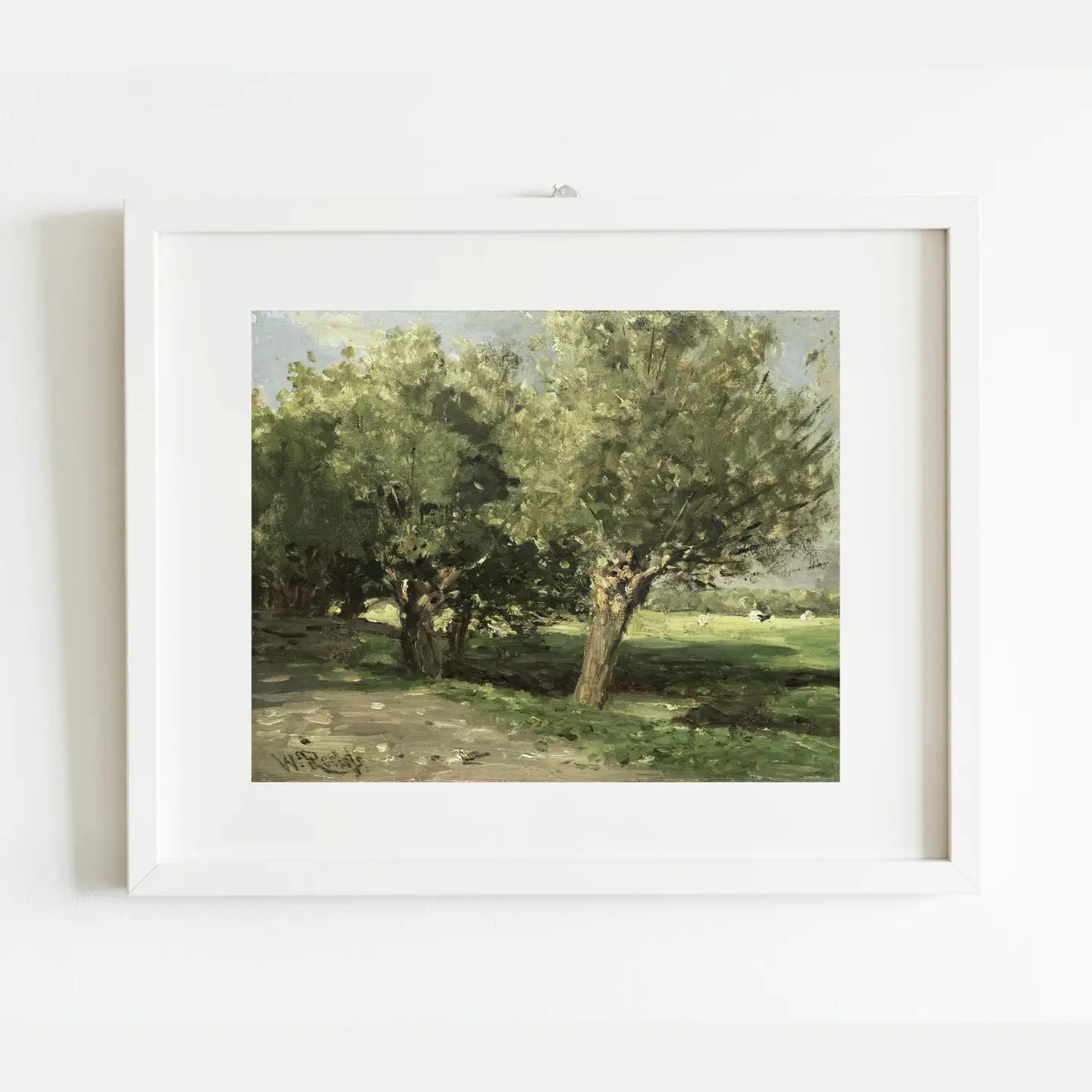Sea to Skye | Group of Trees Antique Art Print