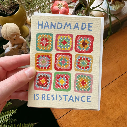 Persika Design Co. | Handmade is Resistance Card