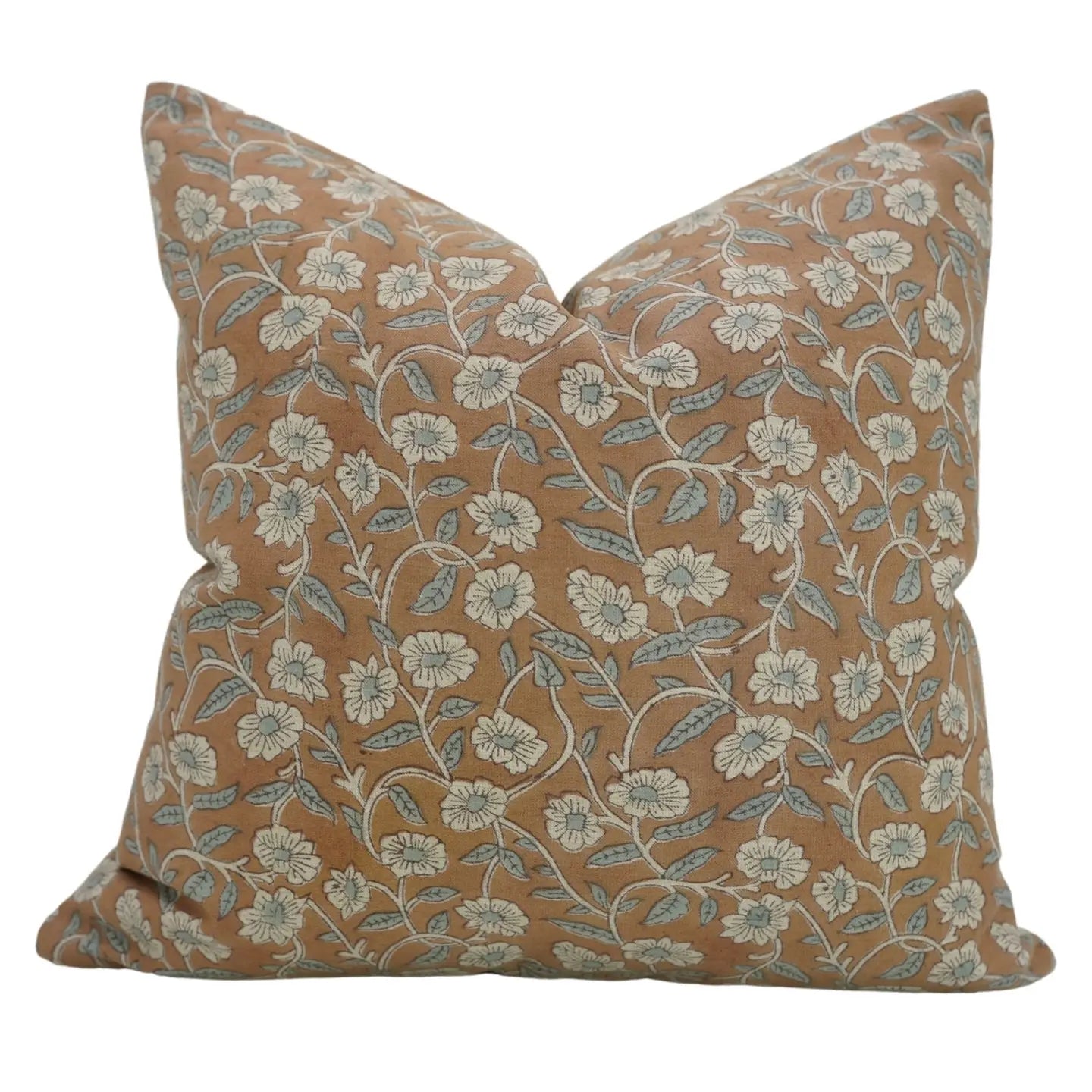 Dune Pillows | Artistic Block Print Pillow, Haridwar Pattern, 16”