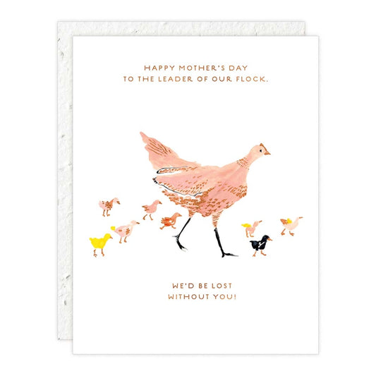 Seedlings | Mother Hen, Mother's Day Card