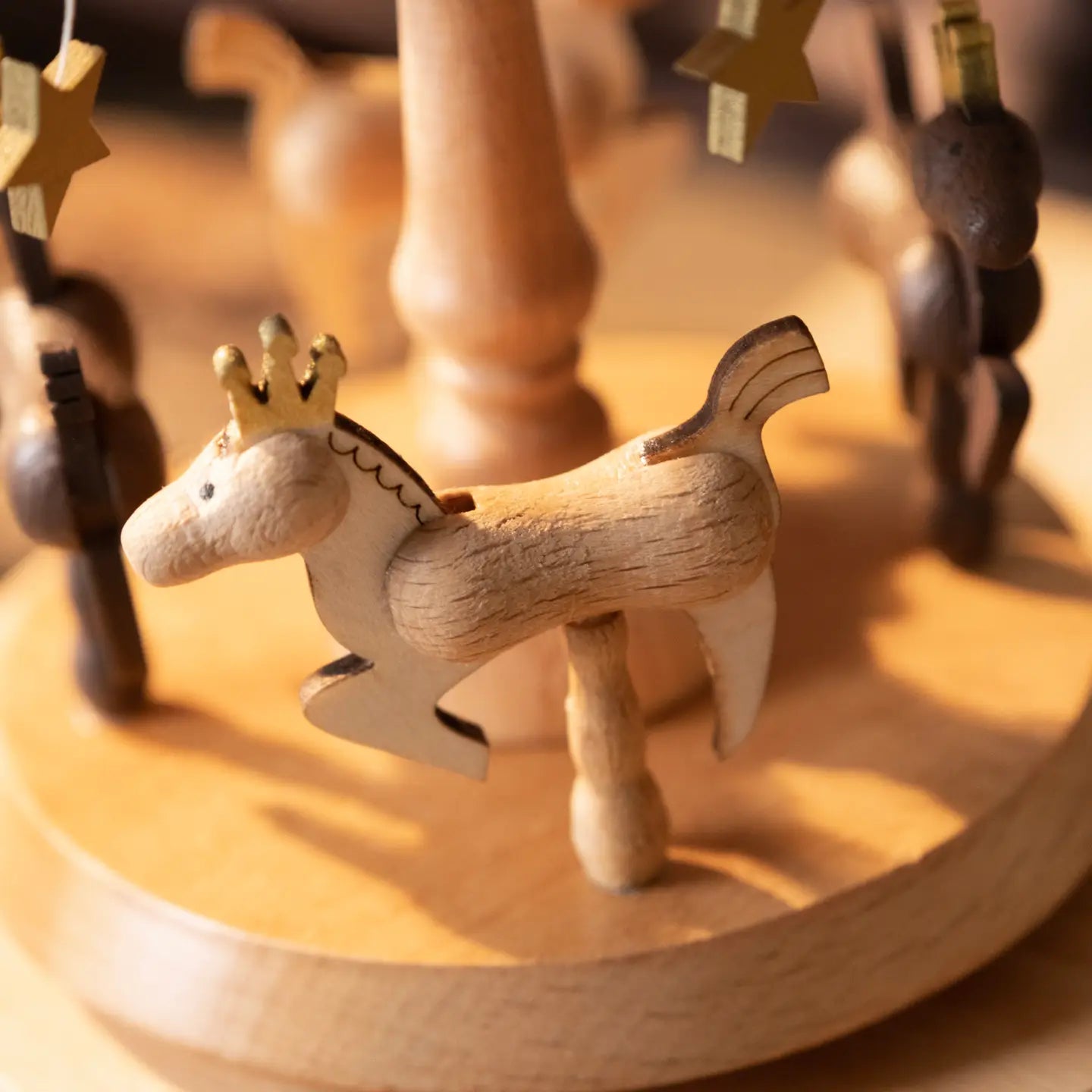 Royal Horse Carousel Wind Up Music Box