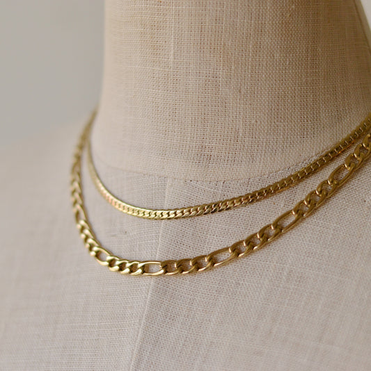 Bijoux 7bis | Stainless Steel Double Strand Chain Necklace