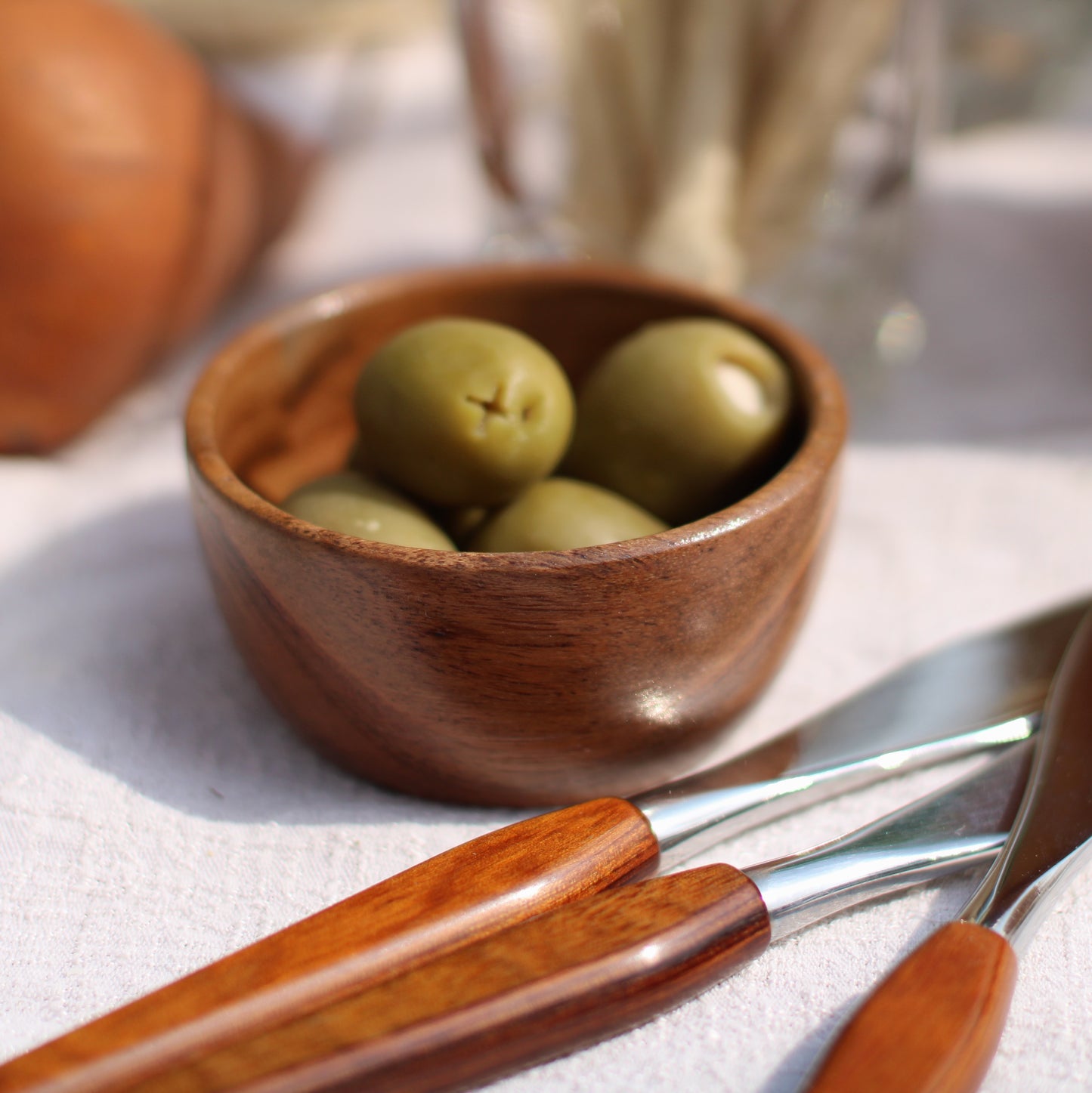 Mini Olive Wood Bowl
