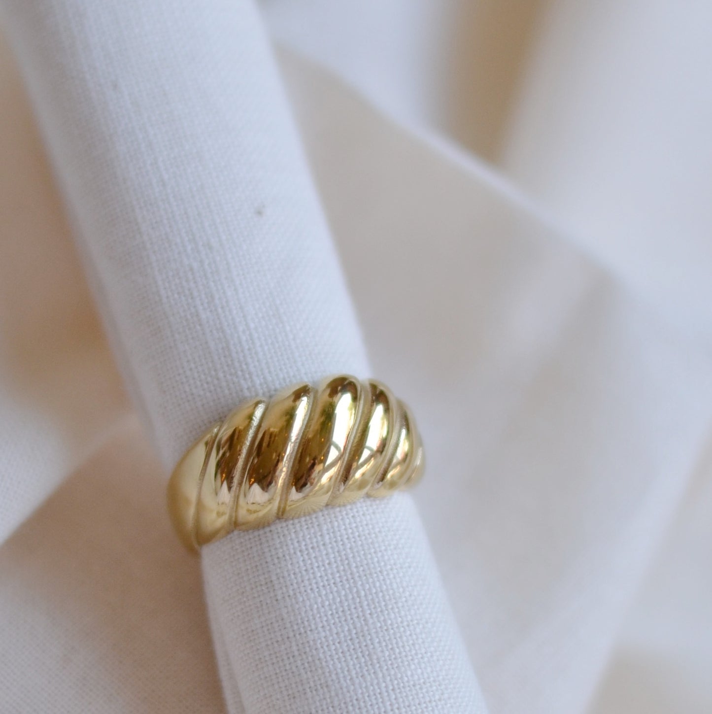 Bijoux 7bis | Stainless Steel Large Croissant Ring