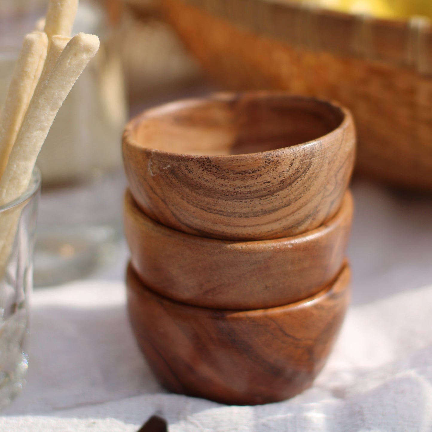 Mini Olive Wood Bowl
