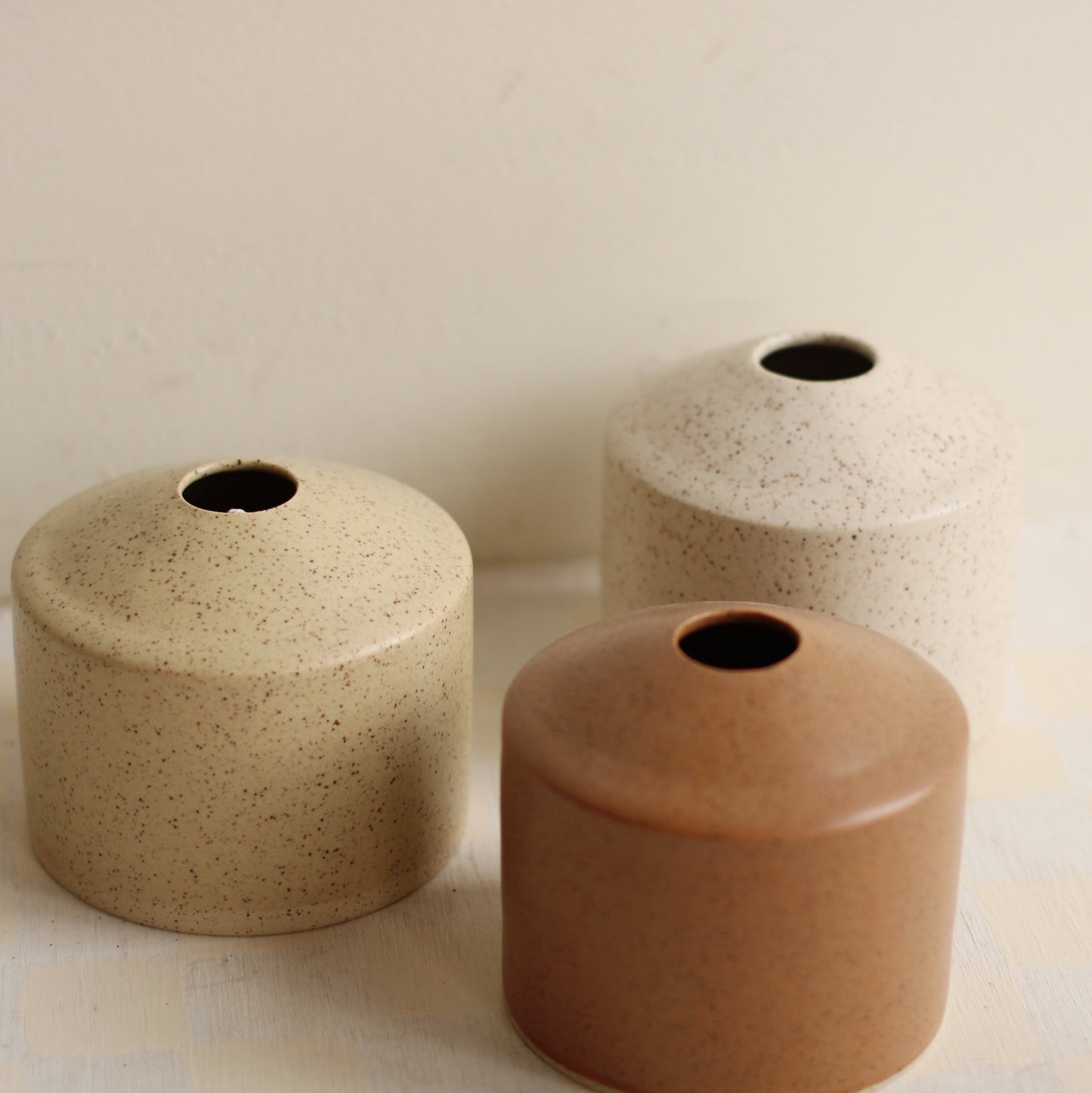 Little Fire Ceramics | Siros Vase in Speckled Clay, Caramel
