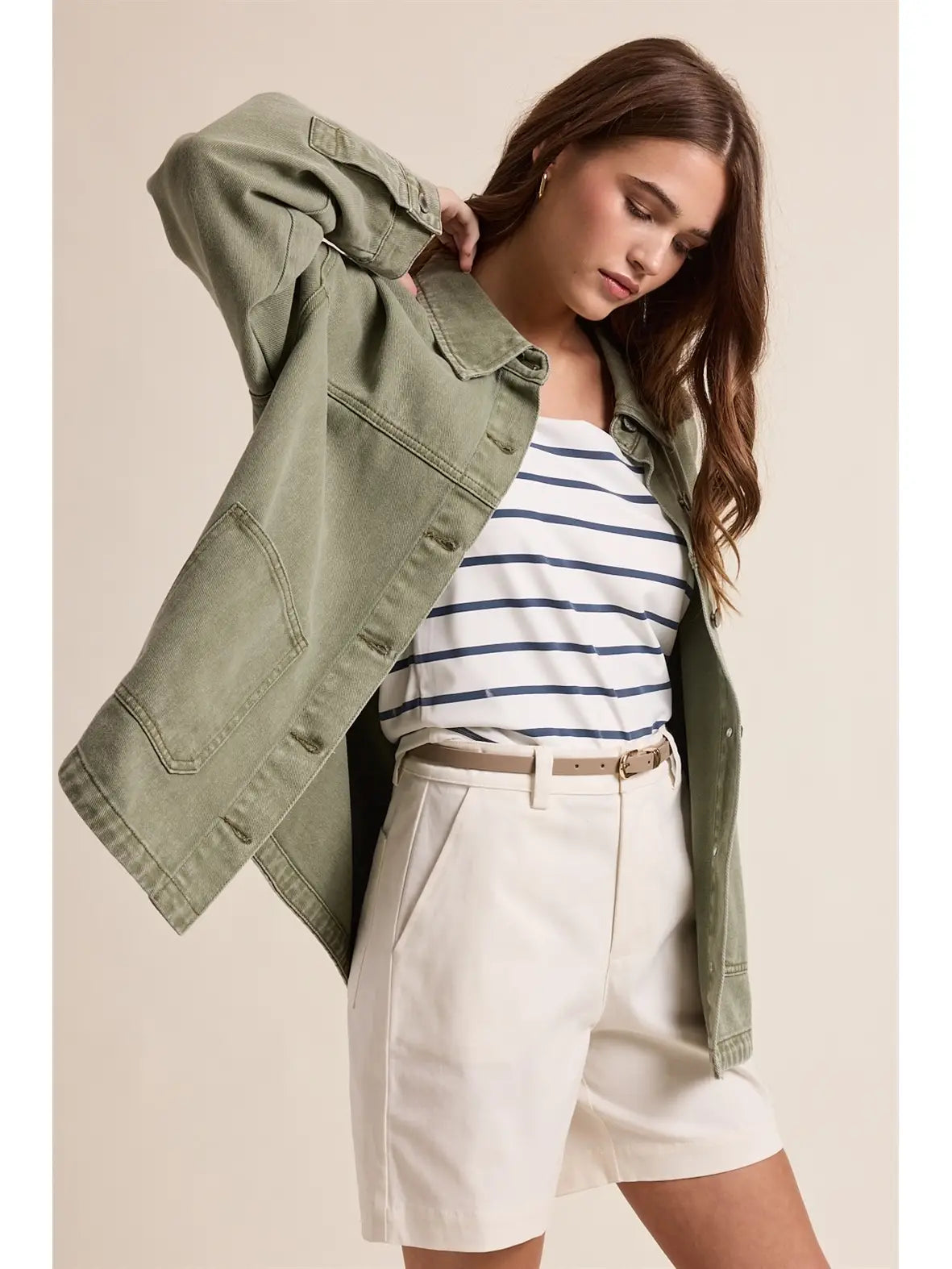 Wishlist | Denim Button-Up Jacket