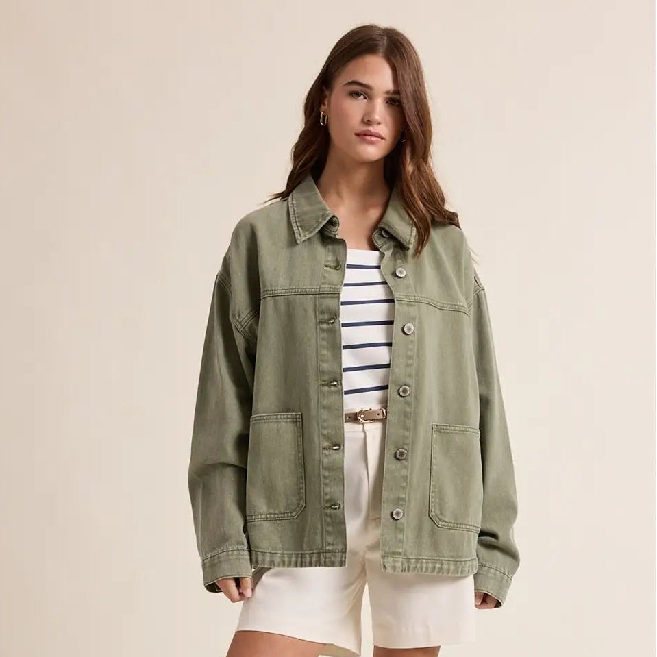 Wishlist | Denim Button-Up Jacket