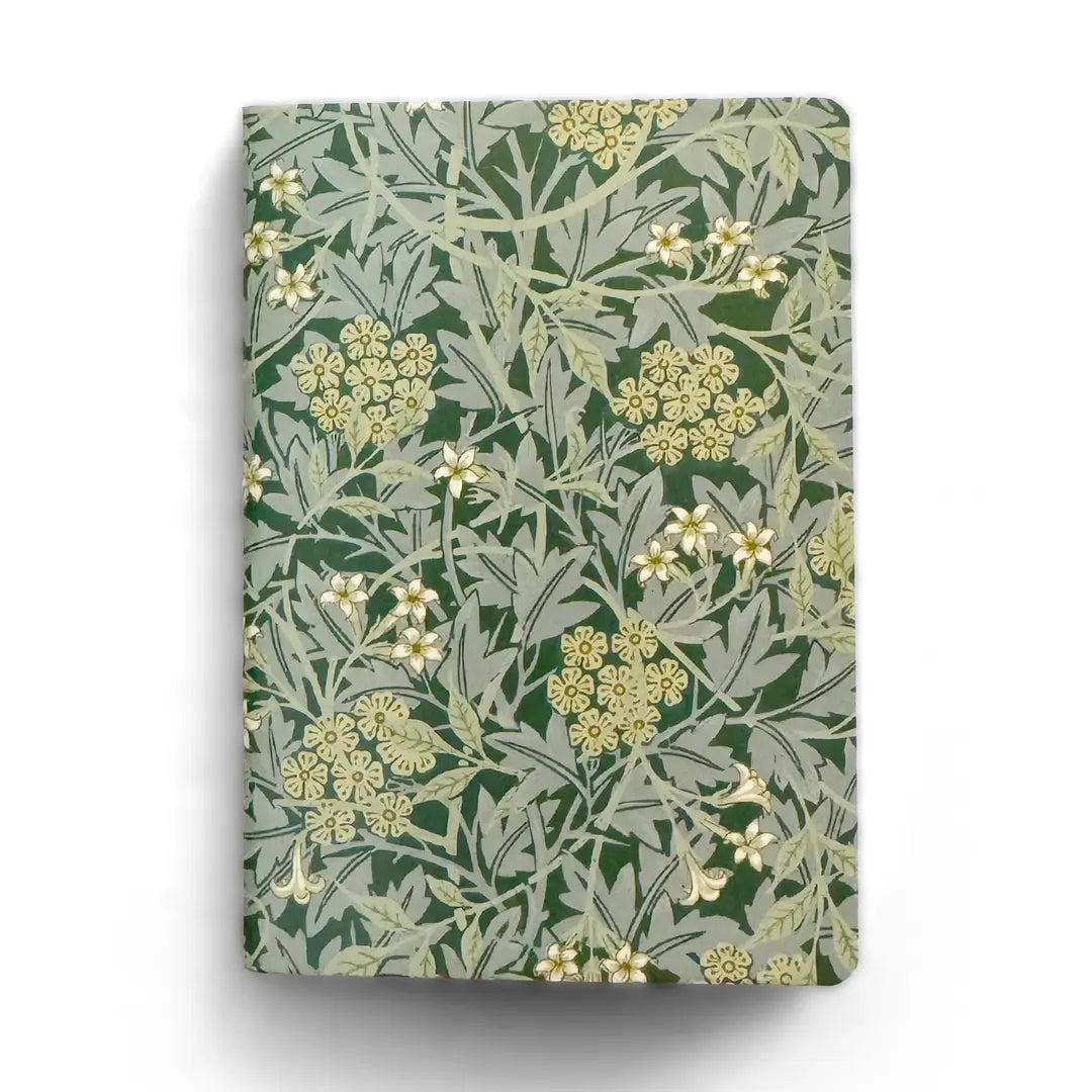 Curious Prints | Vintage William Morris Pattern Pocket Notebook, Jasmine