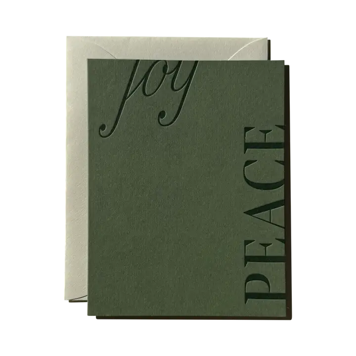 Jaymes Paper | Joy & Peace Greeting Card