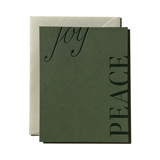 Jaymes Paper | Joy & Peace Greeting Card