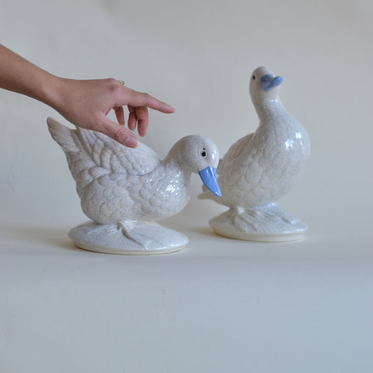 Ceramic Duck Stands, Set of 2