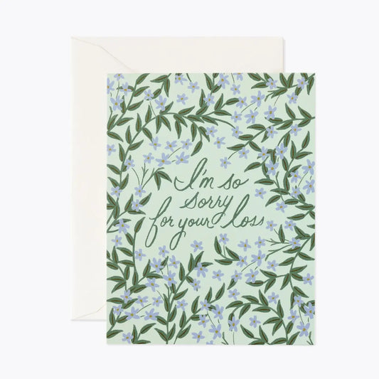 Rifle Paper Company | Laurel Sympathy Card