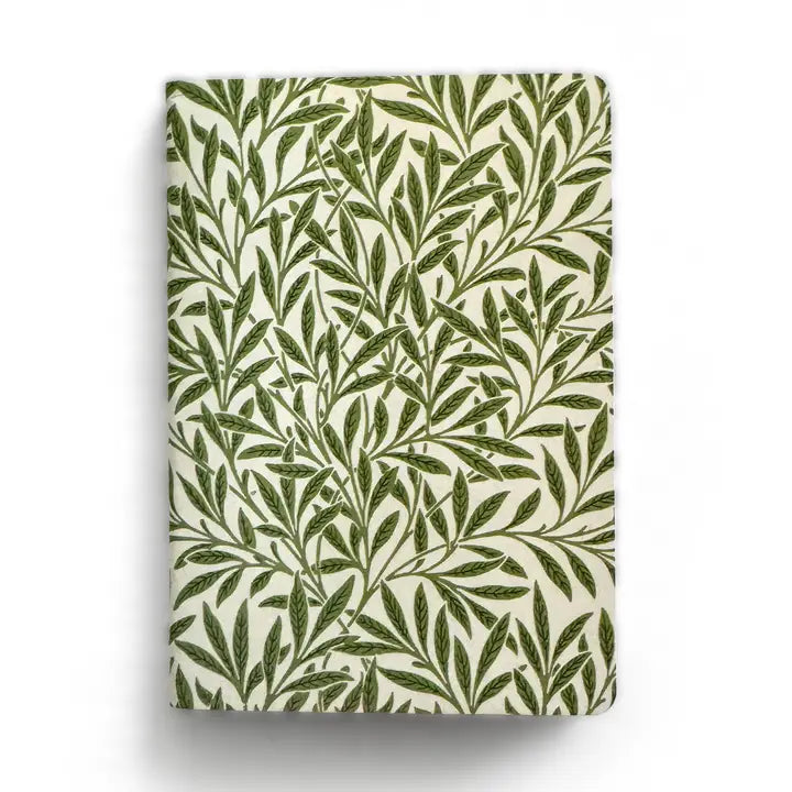 Curious Prints | Vintage William Morris Pattern Pocket Notebook, Leaves