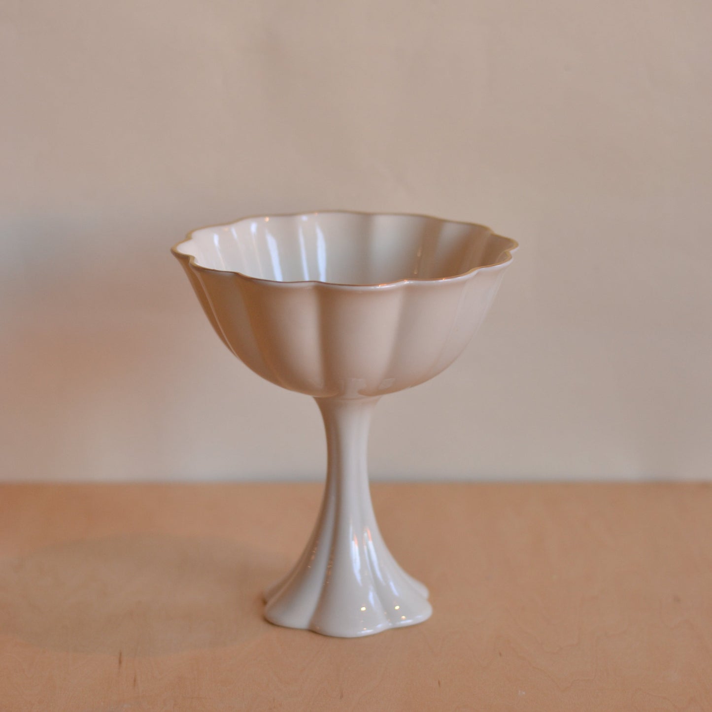 Cream Lenox Pedestal Bowl