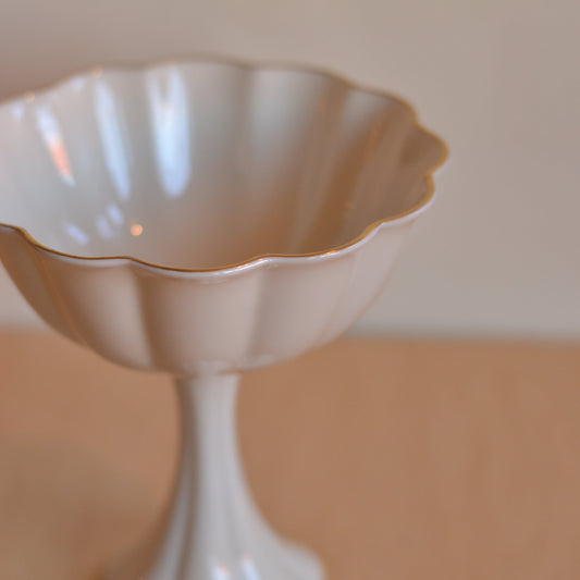 Cream Lenox Pedestal Bowl