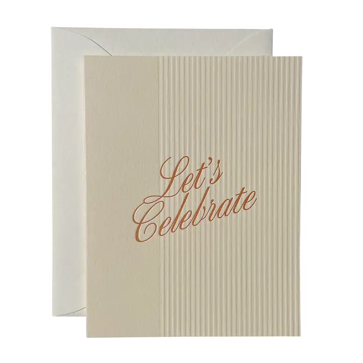 Jaymes Paper | Let's Celebrate Greeting Card