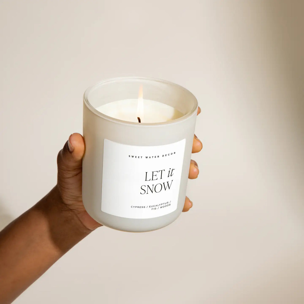 Sweet Water Decor | Let it Snow Candle
