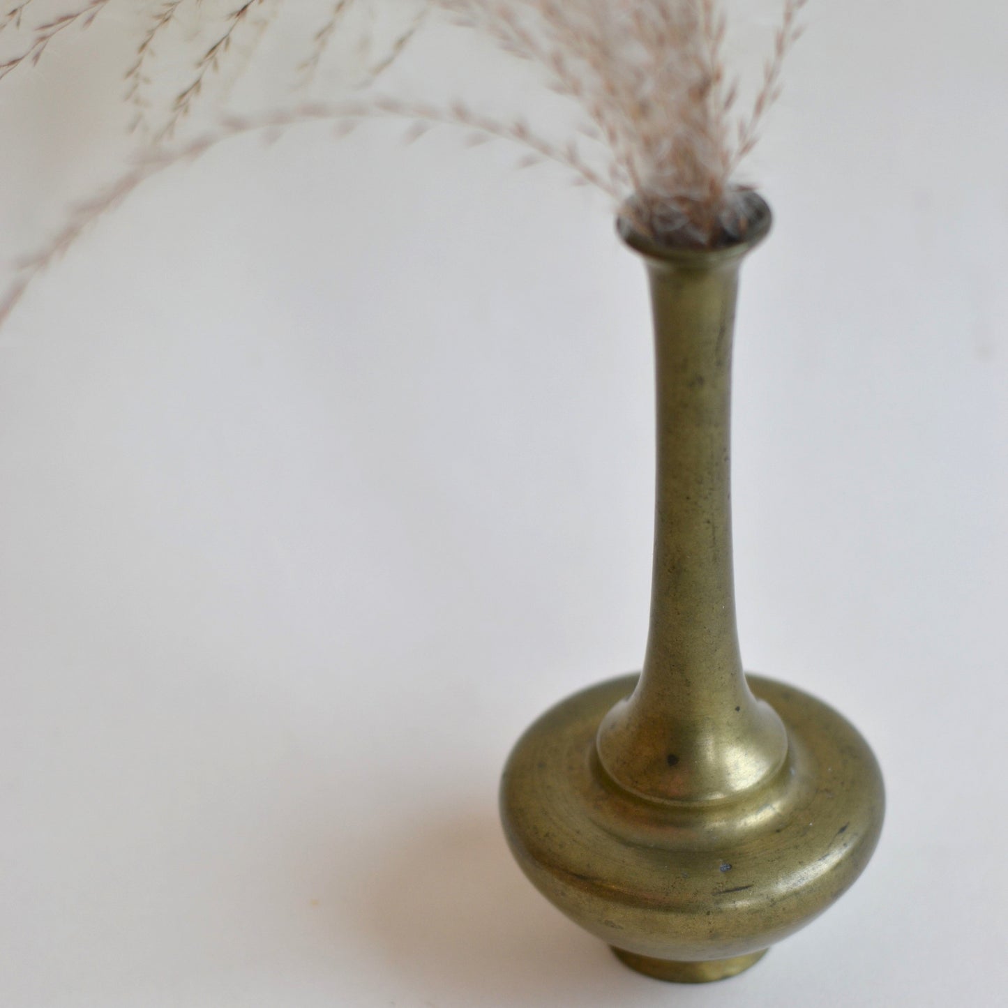 Long Neck Brass Bud Vase