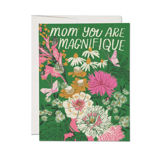 Red Cap Cards |  Magnifique Mom Mother's Day Card