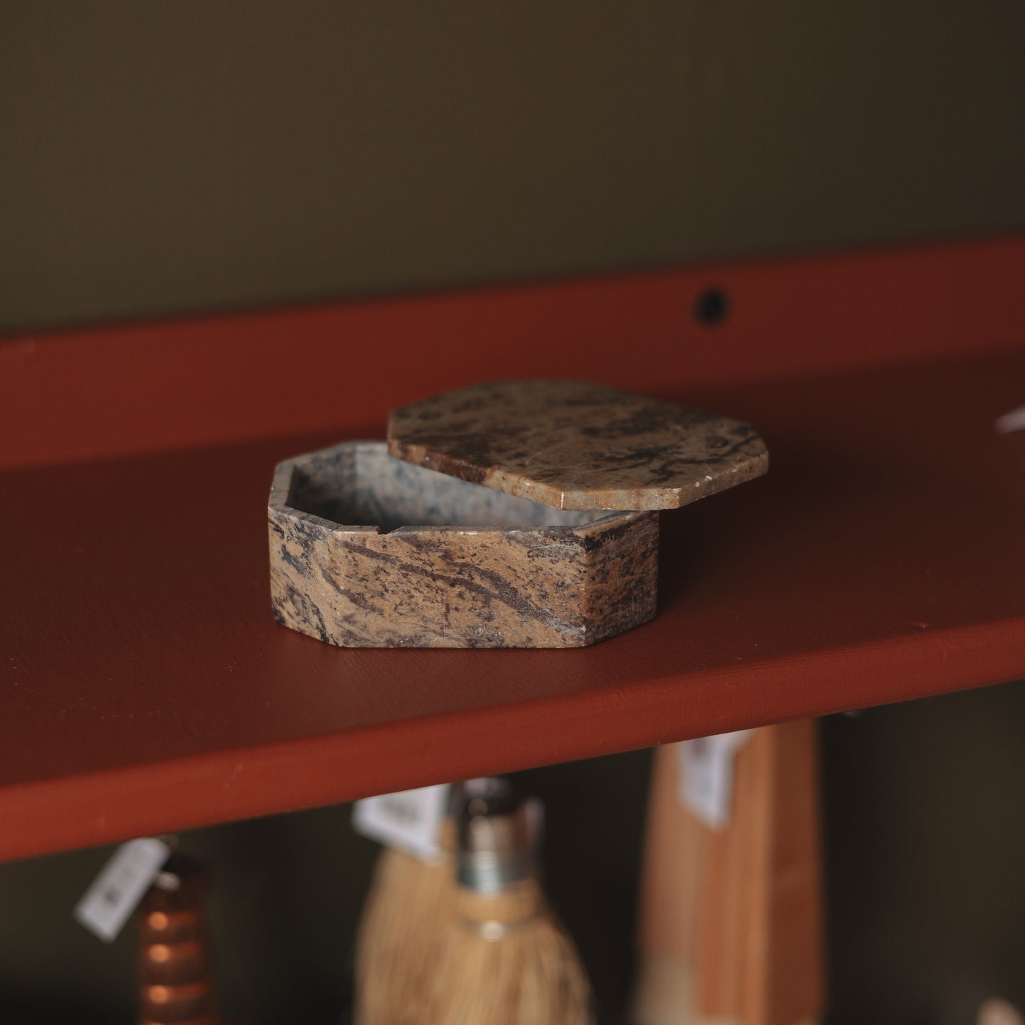 Rectangular Stone Trinket Box