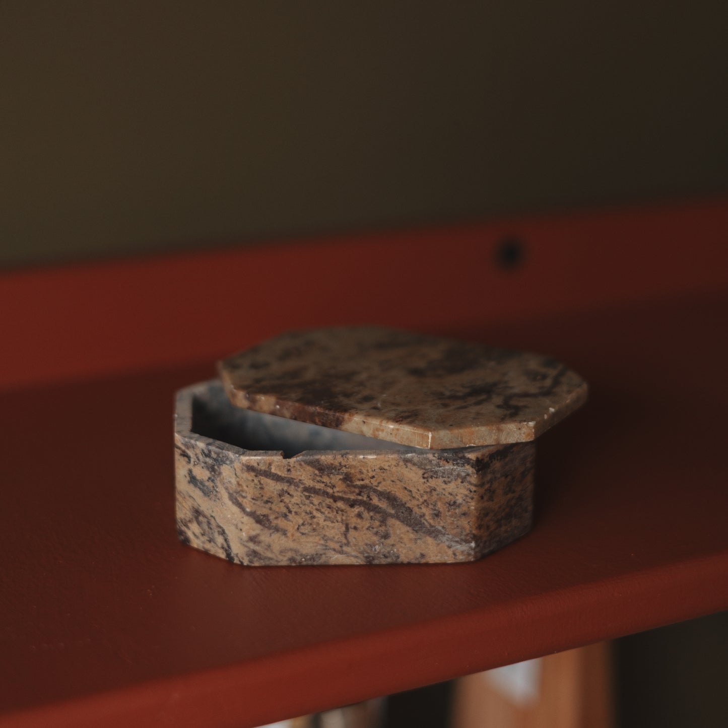 Rectangular Stone Trinket Box