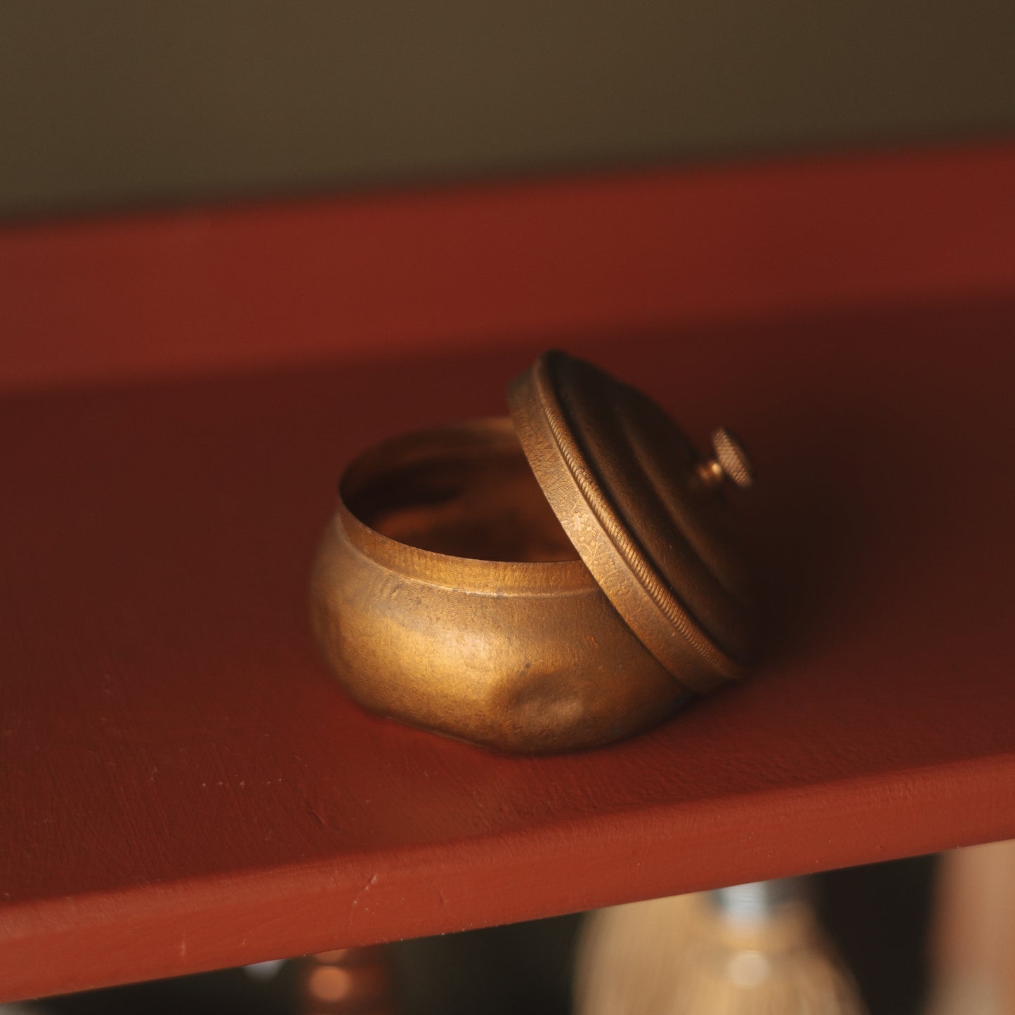 Vintage Lidded Medal Dish
