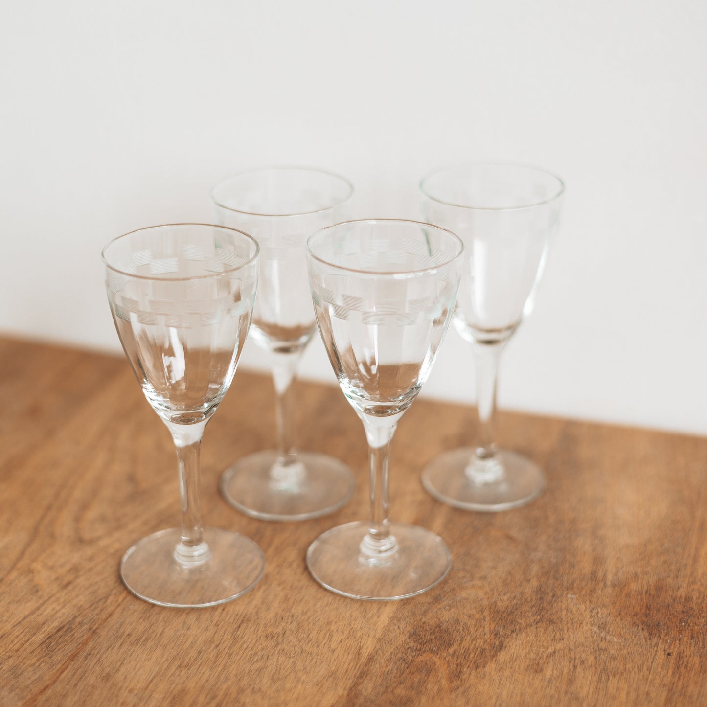 Small Stemmed Dessert Glasses, Set of 4