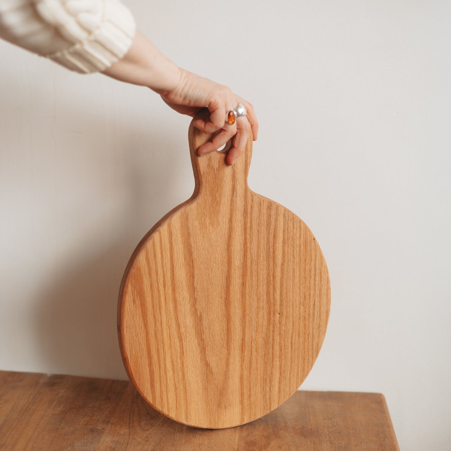 Large Circular Cutting Board, handmade