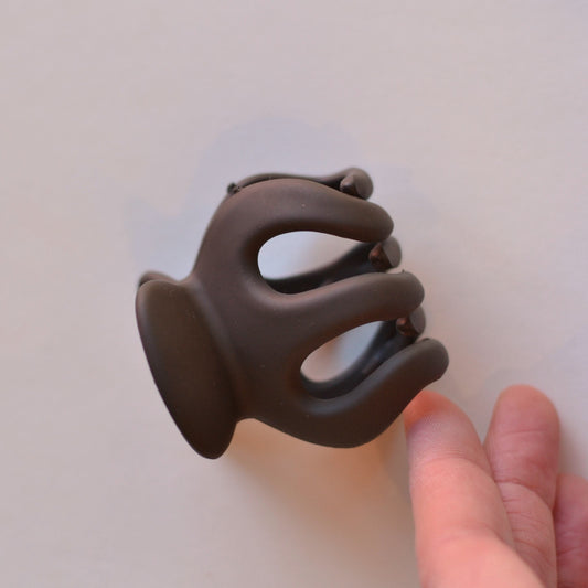 Dune Clips | Large Octopus Hair Clip, Matte Chocolate