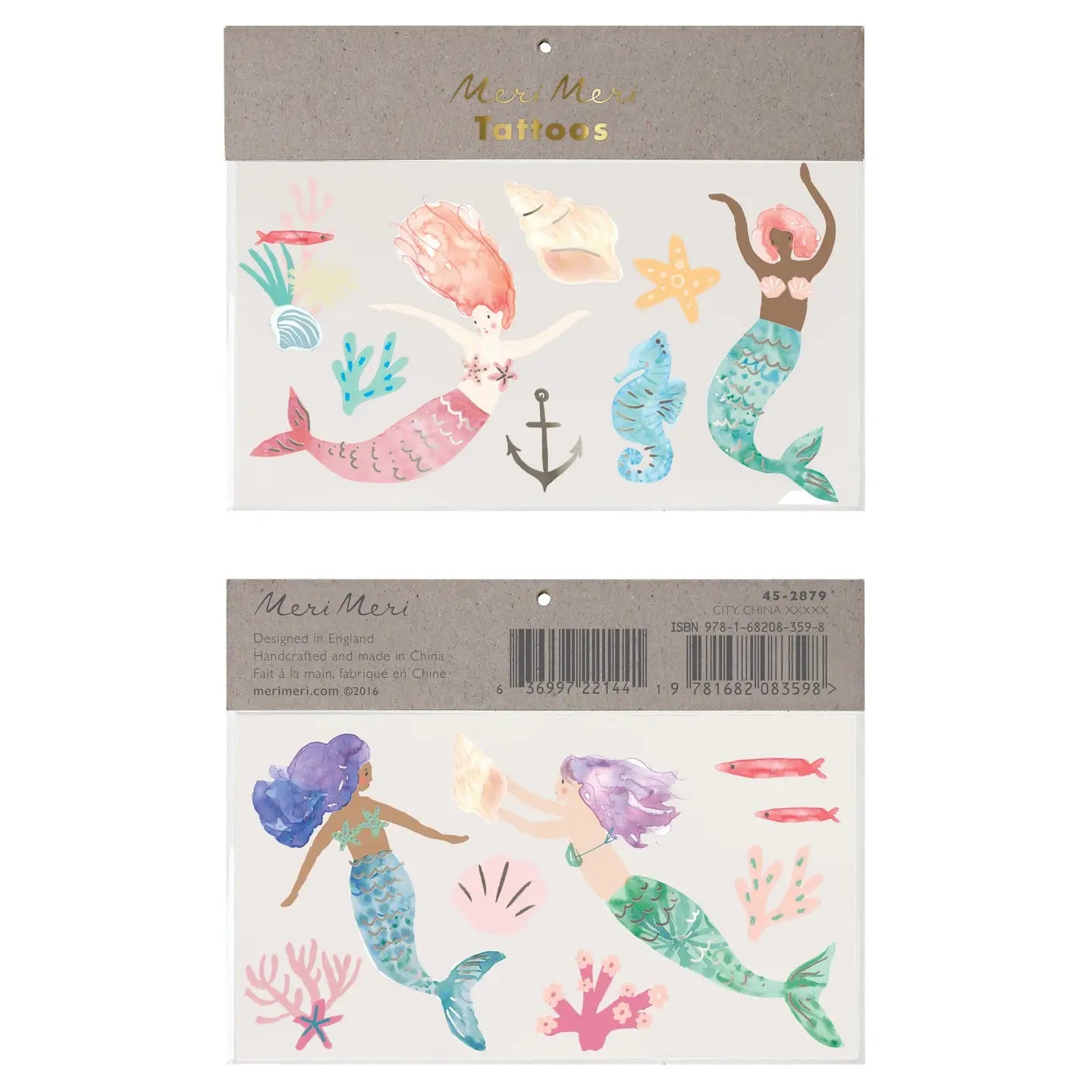 Meri Meri | Mermaid Temporary Tattoos