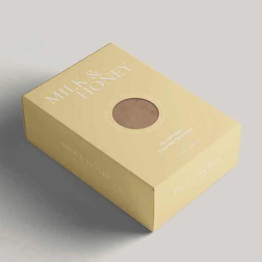 Pillowpia | Milk & Honey, Cold Process Bar Soap