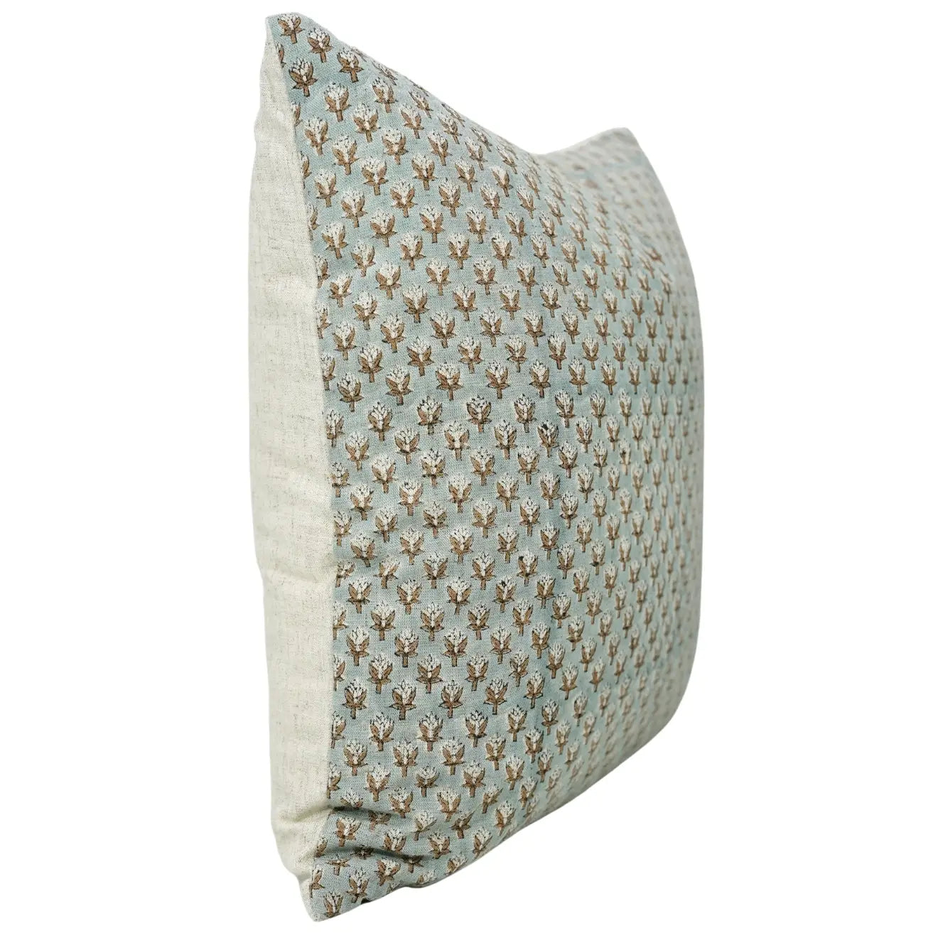 Dune Pillows | Artistic Block Print Pillow, Mogra Pattern, 14”